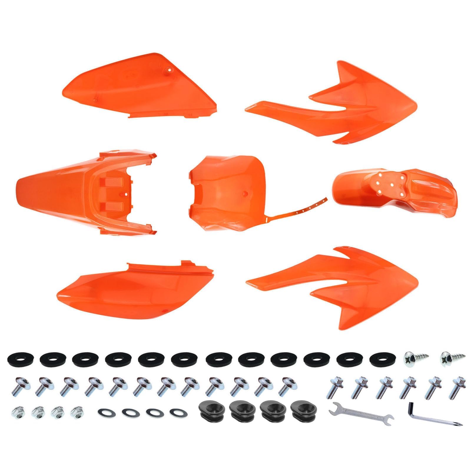 Amazon.com: PRO BAT 7 PCs Plastic Fender Fairing Kit | 110cc 125cc